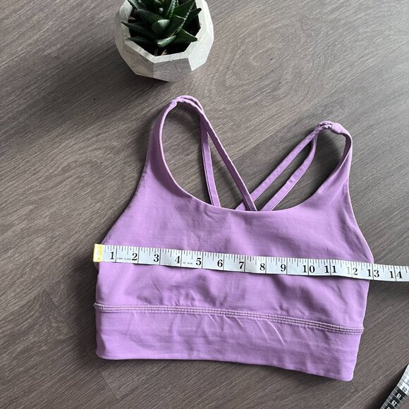 Lululemon Lilac Light Support Sports Bra - Picture 2 of 9